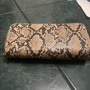 Snake Print Wallet